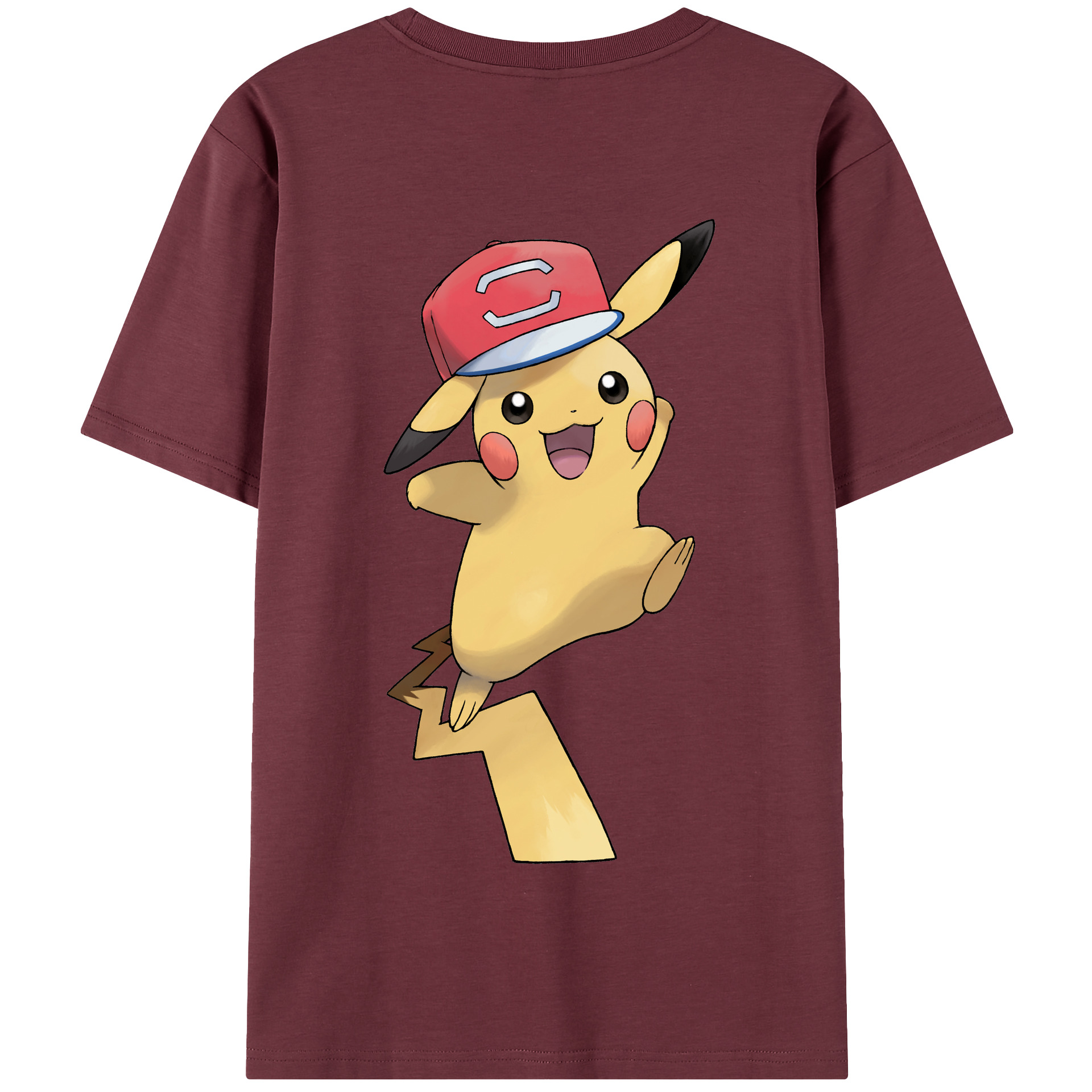 （画像用） ポケットモンスター Pokémon 綿100％半袖Tシャツ（背面プリント）